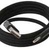 USB-A til USB-C magnetisk kabel 1 meter sort