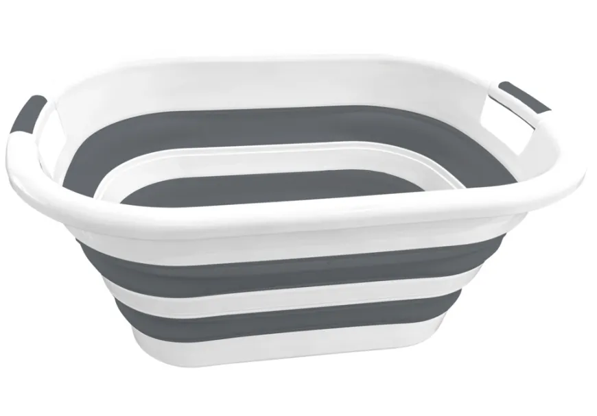 Vasketøjskurv foldbar 40 liter - Sunlife®
