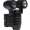 Væglampe 2x5 W LED med sensor sort - Garden®