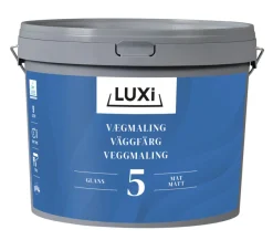 Vægmaling 5 hvid 9 liter - LUXI®