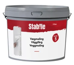 Vægmaling 5 modehvid 9 liter - Stabile®