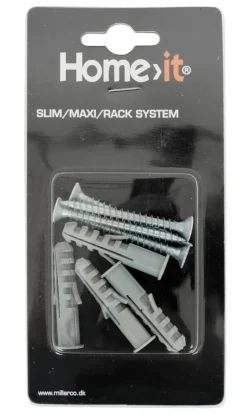 Vægmonteringssæt t/Rack/Maxi/Slim hvid