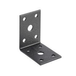 Vinkelbeslag sort 50 x 50 x 35 mm