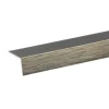 Vinkelliste børstet alu 25 x 25 x 2000 mm