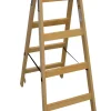 Wienerstige i træ 4 trin 113 cm - Silkeborg Stigefabrik