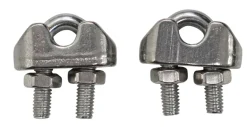 Wireklamme 3 mm 2 stk.