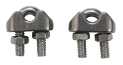 Wireklamme 5 mm 2 stk.